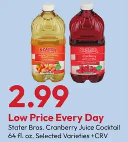 Stater Bros Stater Bros. Cranberry Juice Cocktail offer