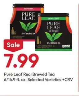 Stater Bros Pure Leaf Real Brewed Tea offer