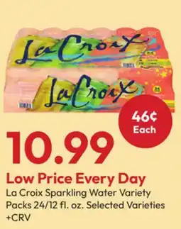 Stater Bros La Croix Sparkling Water Variety Packs offer