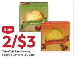 Stater Bros Table Talk Pies offer