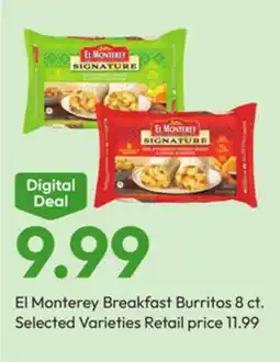 Stater Bros El Monterey Breakfast Burritos offer