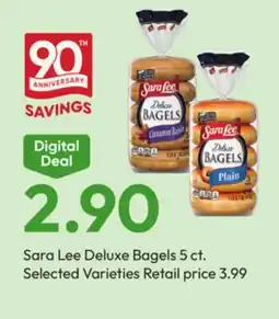 Stater Bros Sara Lee Deluxe Bagels offer