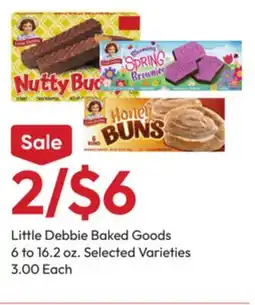 Stater Bros Little Debbie Baked Goods offer