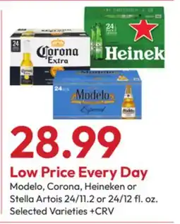 Stater Bros Modelo, Corona, Heineken or Stella Artois offer