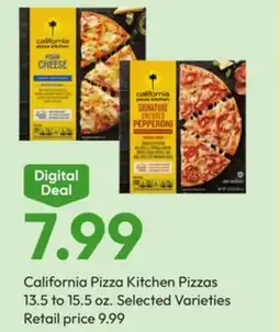 Stater Bros California Pizza Kitchen Pizzas offer