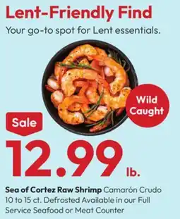 Stater Bros Sea of Cortez Raw Shrimp offer