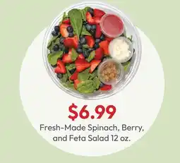 Stater Bros Fresh-Made Spinach, Berry, and Feta Salad offer
