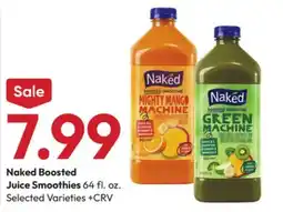 Stater Bros Naked Boosted Juice Smoothies offer