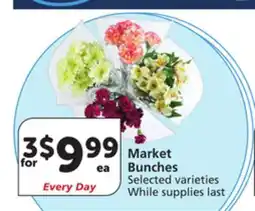 Albertsons Market Bunches offer