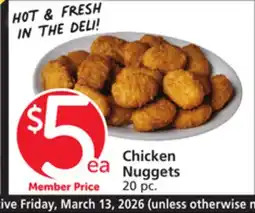 Albertsons Chicken Nuggets offer