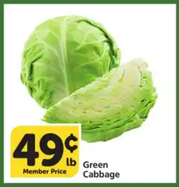 Albertsons Green Cabbage offer