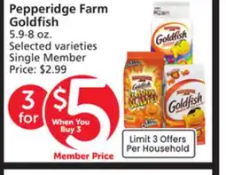 Albertsons Pepperidge Farm Goldfish offer