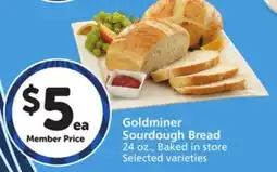 Albertsons Goldminer Sourdough Bread offer
