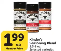 Albertsons Kinder's Seasoning Blend offer