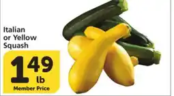 Albertsons Italian or Yellow Squash offer