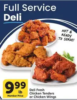 Albertsons Deli Fresh Chicken Tenders or Chicken Wings offer