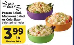 Albertsons Potato Salad, Macaroni Salad or Cole Slaw offer