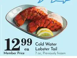Pavilions Cold Water Lobster Tail offer