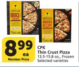 Vons CPK Thin Crust Pizza offer