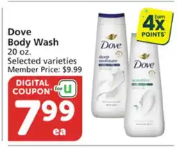 Vons Dove Body Wash offer