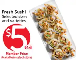 Vons Fresh Sushi offer