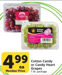 Vons Cotton Candy or Candy Heart Grapes offer