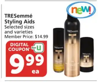 Vons TRESemmé Styling Aids offer