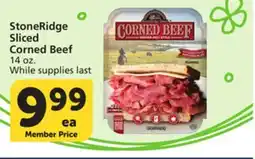 Vons StoneRidge Sliced Corned Beef offer
