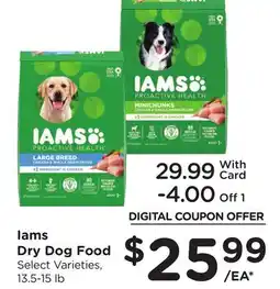 Ralphs Iams Dry Dog Food offer