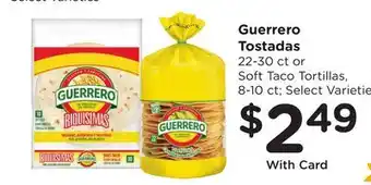 Ralphs Guerrero Tostadas offer