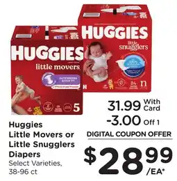 Ralphs Huggies Little Movers or Little Snugglers Diapers offer