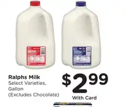 Ralphs Ralphs Milk offer