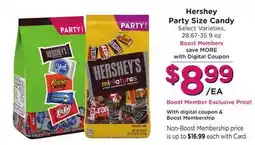 Ralphs Hershey Party Size Candy offer
