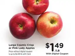 Ralphs Large Cosmic Crisp or Pink Lady Apples offer
