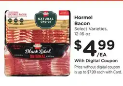 Ralphs Hormel Bacon offer