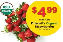 Ralphs Driscoll's Organic Strawberries offer