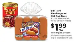 Ralphs Ball Park Hamburger or Hot Dog Buns offer