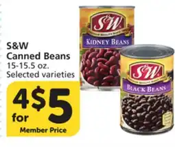 Vons S & W Canned Beans offer