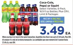 Food 4 Less Coca-Cola, Pepsi or Squirt offer