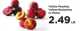 Food 4 Less Yellow Peaches, Yellow Nectarines or Plums offer