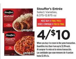 Food 4 Less Stouffer's Entrée offer