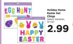 Food 4 Less Holiday Home Easter Gel Clings offer