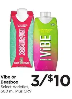 Food 4 Less Vibe or Beatbox offer