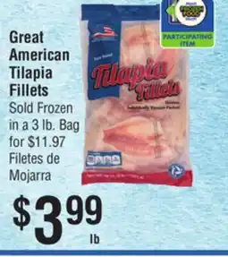 Smart & Final Great American Tilapia Fillets offer