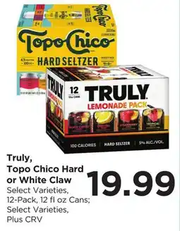 Food 4 Less Truly, Topo Chico Hard or White Claw offer