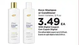 Food 4 Less Dove Shampoo or Conditioner offer