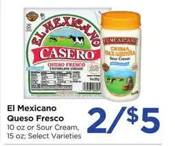 Food 4 Less El Mexicano Queso Fresco offer