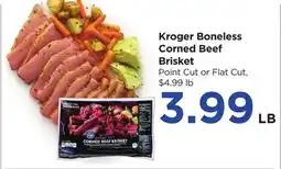 Food 4 Less Kroger Boneless Corned Beef Brisket offer