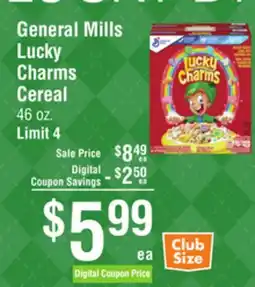 Smart & Final General Mills Lucky Charms Cereal offer