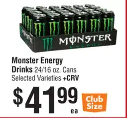 Smart & Final Monster Energy Drinks offer